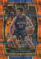 2021 Panini Select #15 Franz Wagner Orange Flash Prizm Basketball Card