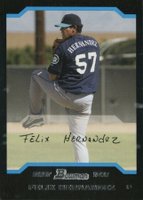 2004 Bowman #224 Felix Hernandez Baseball Card