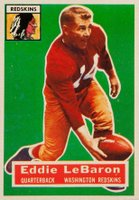 1956 Topps #49 Eddie Lebaron Football Card