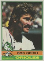 1976 Topps #335 Bob Grich Baseball Card