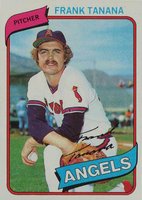 1980 Topps #105 Frank Tanana Baseball Card
