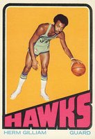 1972 Topps #113 Herm Gilliam Basketball Card