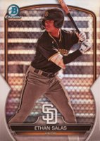 2023 Bowman Draft #BDC1 Ethan Salas Chrome-Refractor Baseball Card