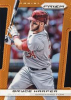 2013 Panini Prizm #73 Bryce Harper Orange Die-Cut Baseball Card