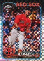2024 Topps Chrome #118 Ceddanne Rafaela X-Fractor Baseball Card