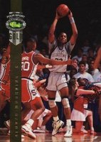 1992 Classic 4 Sport #54 Alonzo Mourning Gold Basketball Card