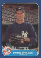1986 Fleer Update #U-36 Doug Drabek Baseball Card