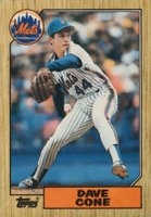 1987 Topps Traded Tiffany #24T David Cone Baseball Card