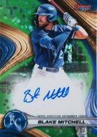2024 Bowman's Best Best of 2024 Autographs #B24BM Blake Mitchell Green Refractor Baseball Card