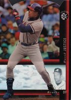 1994 SP Holoview Red #17 Dave Justice Baseball Card