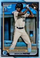 2024 Bowman Draft #BDC72 Braylon Payne Chrome-Refractor Baseball Card