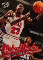 1996 Ultra #P16 Michael Jordan Platinum Medallion Basketball Card