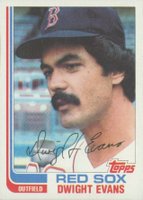 1982 Topps #355 Dwight Evans Baseball Card
