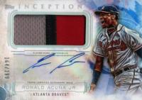 2019 Topps Inception Autograph Patch #IAP-AJ Aaron Judge Baseball Card