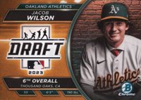 2023 Bowman Draft Bowman Draft Night #BDN2 Jacob Wilson Gold Baseball Card