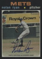 2020 Topps Heritage Real One Autograph #NR Nolan Ryan Baseball Card