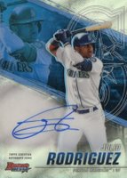 2021 Bowman's Best of 2021 Autographs #B21JR Julio Rodriguez Refractor Baseball Card