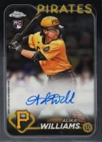 2024 Topps Chrome Rookie Autographs #RAAWI Alika Williams Baseball Card