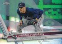 2017 Topps Chrome #146 Freddie Freeman Refractor Baseball Card