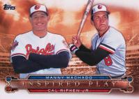 2015 Topps Inspired Play #I-1 Cal Ripken Jr./Manny Machado Baseball Card