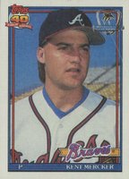 1991 Topps Desert Shield #772 Kent Mercker Baseball Card