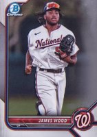 2022 Bowman Draft #BDC171 James Wood Chrome Baseball Card