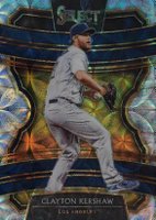 2020 Panini Select #36 Clayton Kershaw Scope Prizm Baseball Card