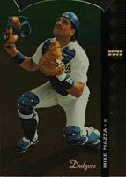 1994 SP #80 Mike Piazza Die-Cut Baseball Card