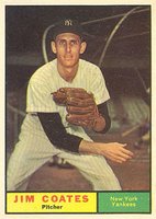 1961 Topps #531 Jim Coates Baseball Card
