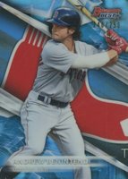 2016 Bowman's Best Top Prospects  #TP-29 Andrew Benintendi Blue Refractor Baseball Card
