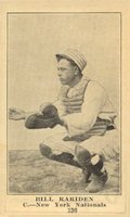1917 Boston Store #136 Bill Rariden Baseball Card