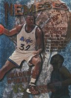 1995 Stadium Club Nemeses #N4 O'Neal vs. Mourning Basketball Card