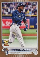 2022 Topps #215 Wander Franco Gold Baseball Card