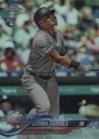 2018 Topps Chrome Update #HMT80 Gleyber Torres Refractor Baseball Card
