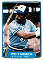 1982 Fleer #624 Willie Upshaw Baseball Card