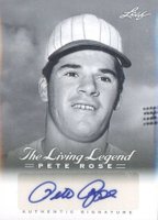 2012 Leaf Pete Rose Living Legend Autographs #AU3 Pete Rose Baseball Card