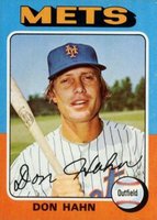 1975 Topps #182 Don Hahn Baseball Card