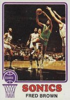 1973 Topps #103 Fred Brown Basketball Card