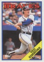 1988 Topps #791 Ted Simmons Baseball Card