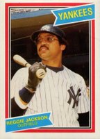 1981 Donruss # Reggie Jackson Jumbo-Test Baseball Card