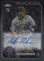 2024 Topps Chrome Rookie Autographs #RAHG Hunter Goodman Baseball Card