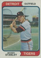 1974 Topps #530 Mickey Stanley Baseball Card