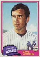 1981 Topps #789 Dave LaRoche Traded Baseball Card