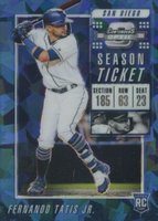 2019 Panini Chronicles Contenders Optic Season Ticket #3 Fernando Tatis Jr. Blue Ice Baseball Card