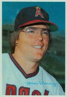 1980 Topps Superstar 5 x 7 Photos #49 Brian Downing Gray Back Baseball Card