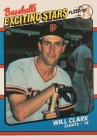 1987 Fleer Exciting Stars #10 Will Clark Baseball Card