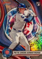 2024 Bowman's Best #17 Pete Crow-Armstrong Refractor Baseball Card