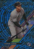 2017 Topps High Tek #AJ Aaron Judge Blue Rainbow Baseball Card