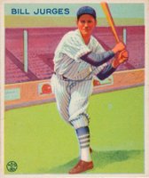 1933 Goudey #225 Bill Jurges Baseball Card