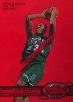 1997 Metal Universe #104 Ray Allen Precious Metal Gems Basketball Card